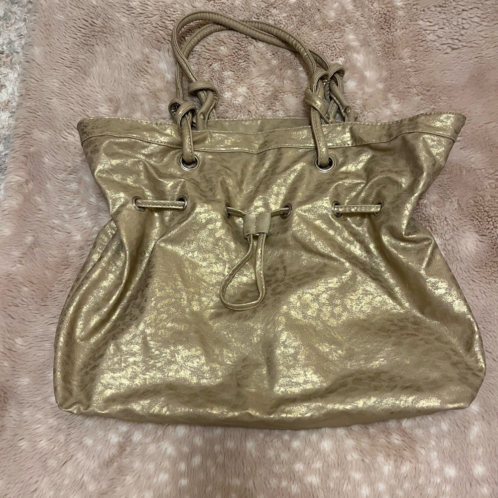 DSW Shimmering Gold Women's Tote Bag
